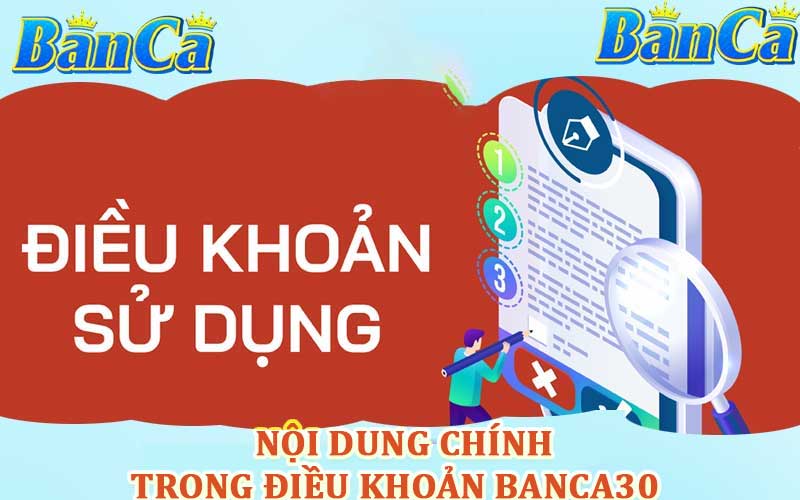 Nội dung chính của điều khoản banca30 